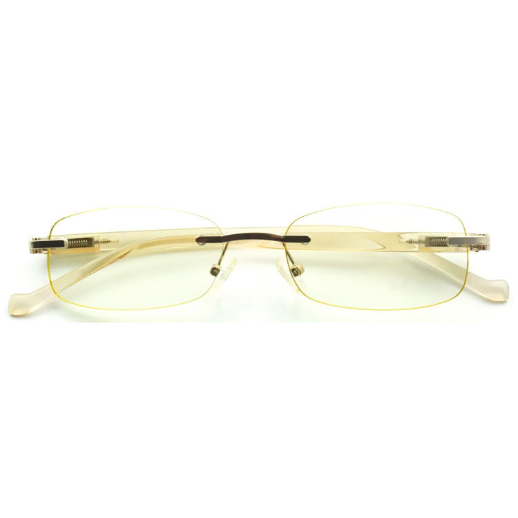 Dachuan Optical DRM368011 China Supplier Rimless Metal Reading Glasses With Cystal Color (17)